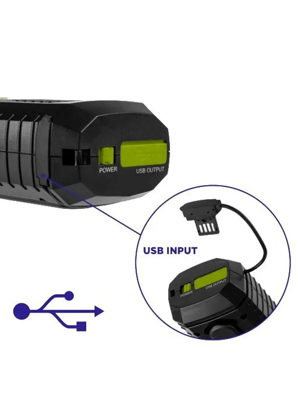 Фонарь NISUS (A-SB-5032В) с радио+USB