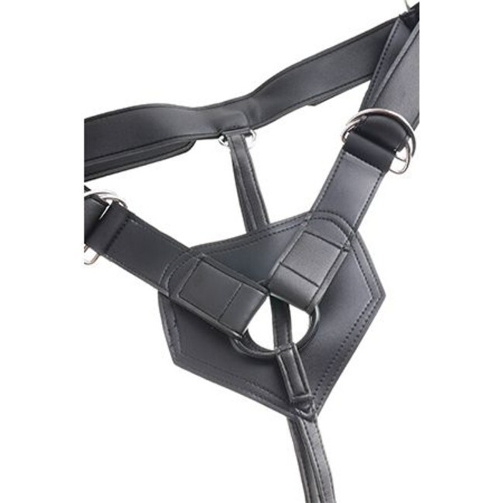 Страпон Strap-on Harness 8" Cock трусики с телесной насадкой (Цвет: Телесный фаллоимитатор, черный трусы)