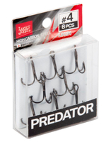 Крючки-тройники Lucky John PREDATOR серии LJH234 размер 002/0 (упк.5шт.)