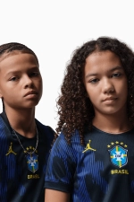 Футболка Nike Brazil x Jordan 2026 Away Stadium Junior - темно-синий