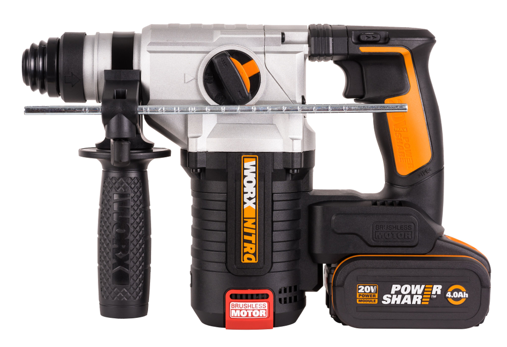 Перфоратор аккумуляторный бесщеточный WORX WX380.9