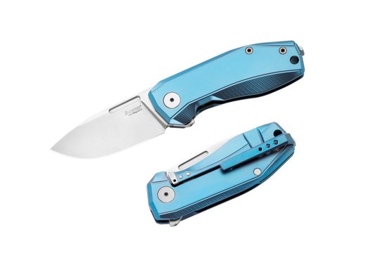 Нож Lion Steel NANO L/NA01BL, сталь клинка CPM-Magnacut, рукоять титан