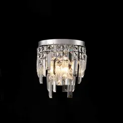 Бра NewRgy F7-ф200*H240 CHROME, 2×40 Вт, хромированное