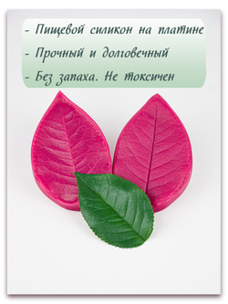 Лист розы большой универсальный