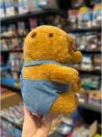 Мягкая игрушка Капибара в синих штанишках плюшевая Capibara