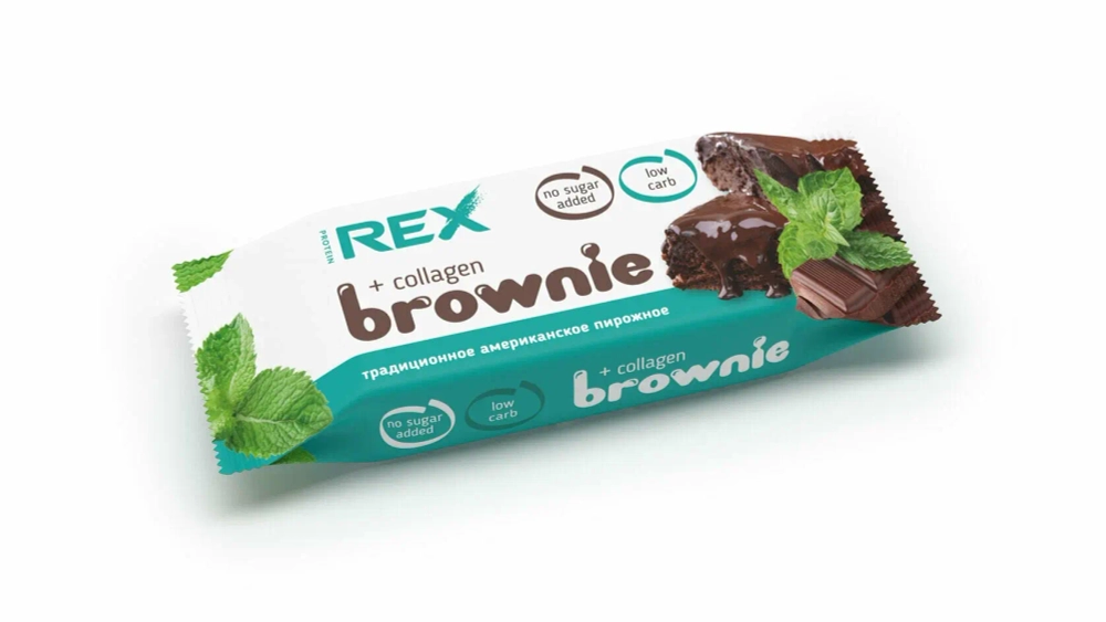 Пирожное протеиновое Брауни 50 гр (ProteinRex)