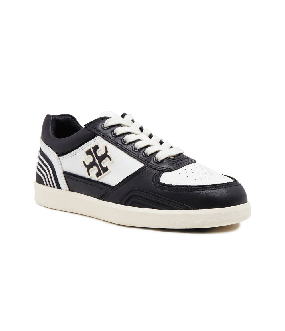Кожаные кроссовки TORY BURCH - черный(152959)