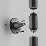 Фиксатор для накладного монтажа системы Maytoni SHELF CA026BS-B