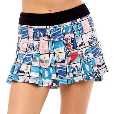 Женская Юбка теннисная Lucky in Love Post a Plaid Poster Girl Plated Skirt - turquoise