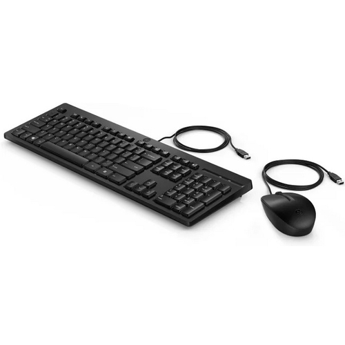 Клавиатура + Мышь HP Wired 225 Combo USB-A, черный (286J4AA)