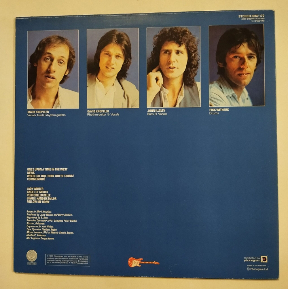 Винтажная виниловая пластинка LP Dire Straits Communique (Holland 1979)