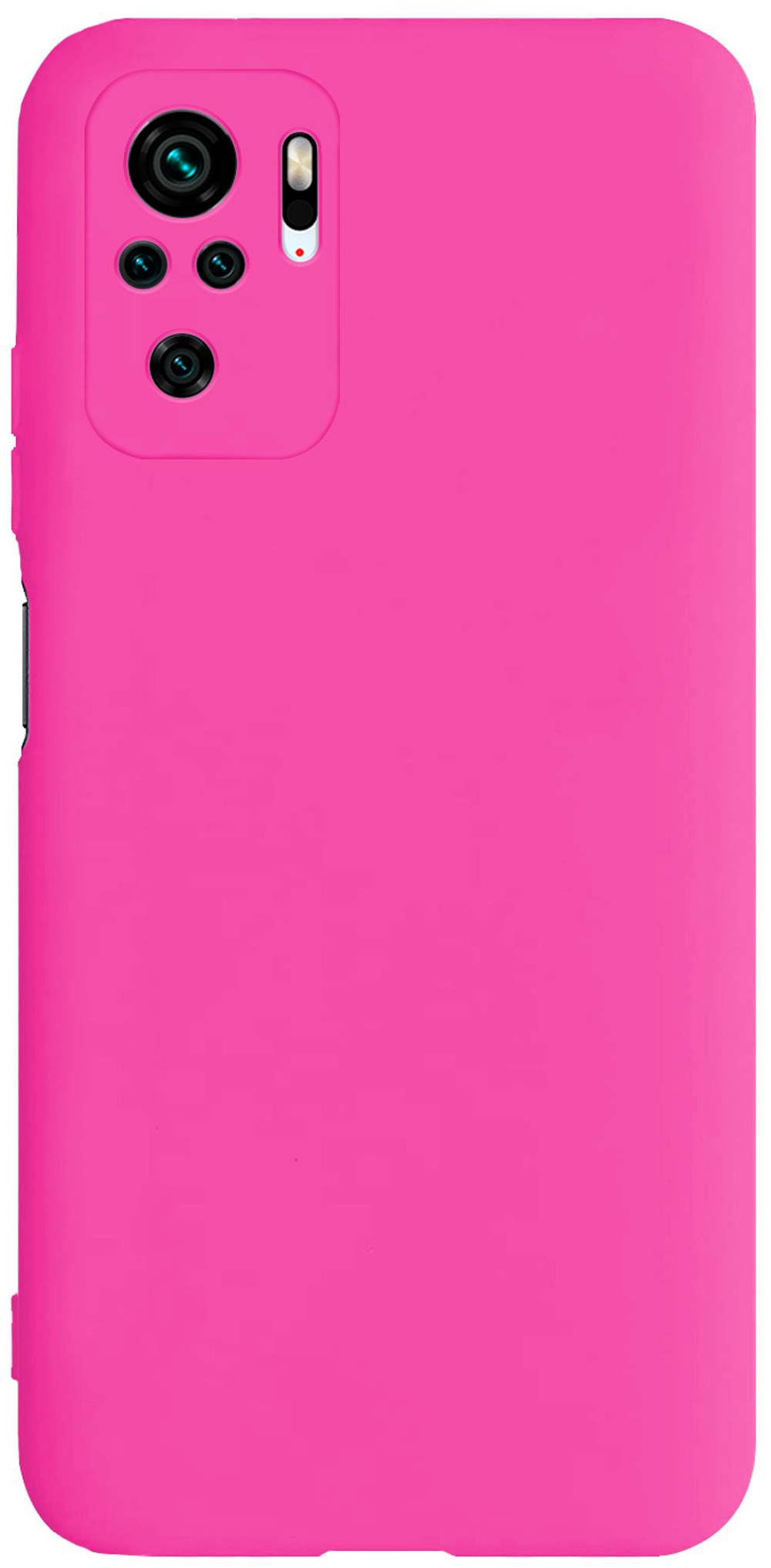 Мягкий Soft Touch чехол из силикона для XIAOMI REDMI NOTE 10 / 10S и POCO M5s с бархатной подкладкой