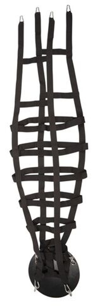 Подвесная клетка из ремешков Hanging strap cage (Цвет: черный)