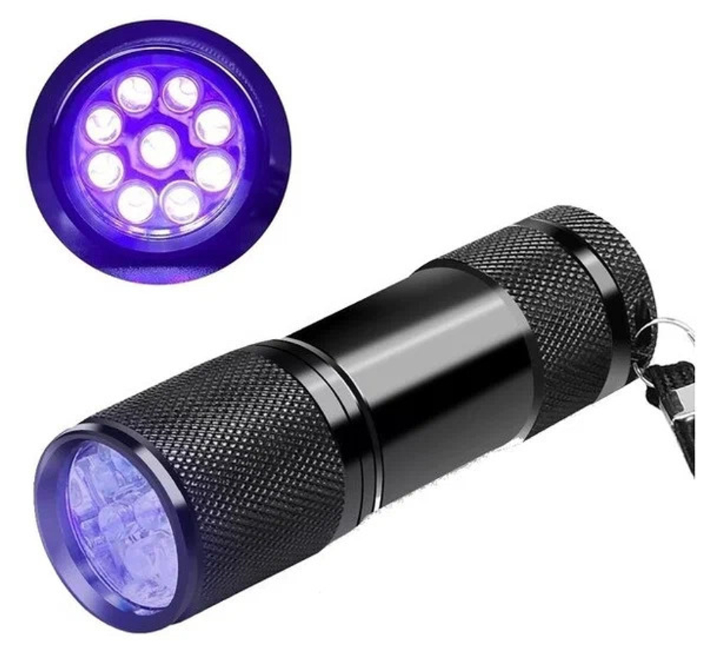 Фонарь светодиодный, улитрафиолетовый Armytek 9 диодов/395 нм (без аккум. в комплекте)