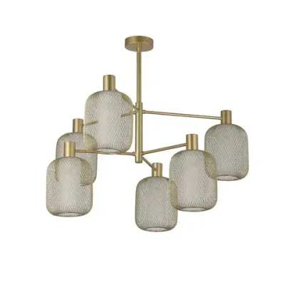 Потолочная люстра Tokri 4603-6C, 6*E14*60W. ТМ F-Promo