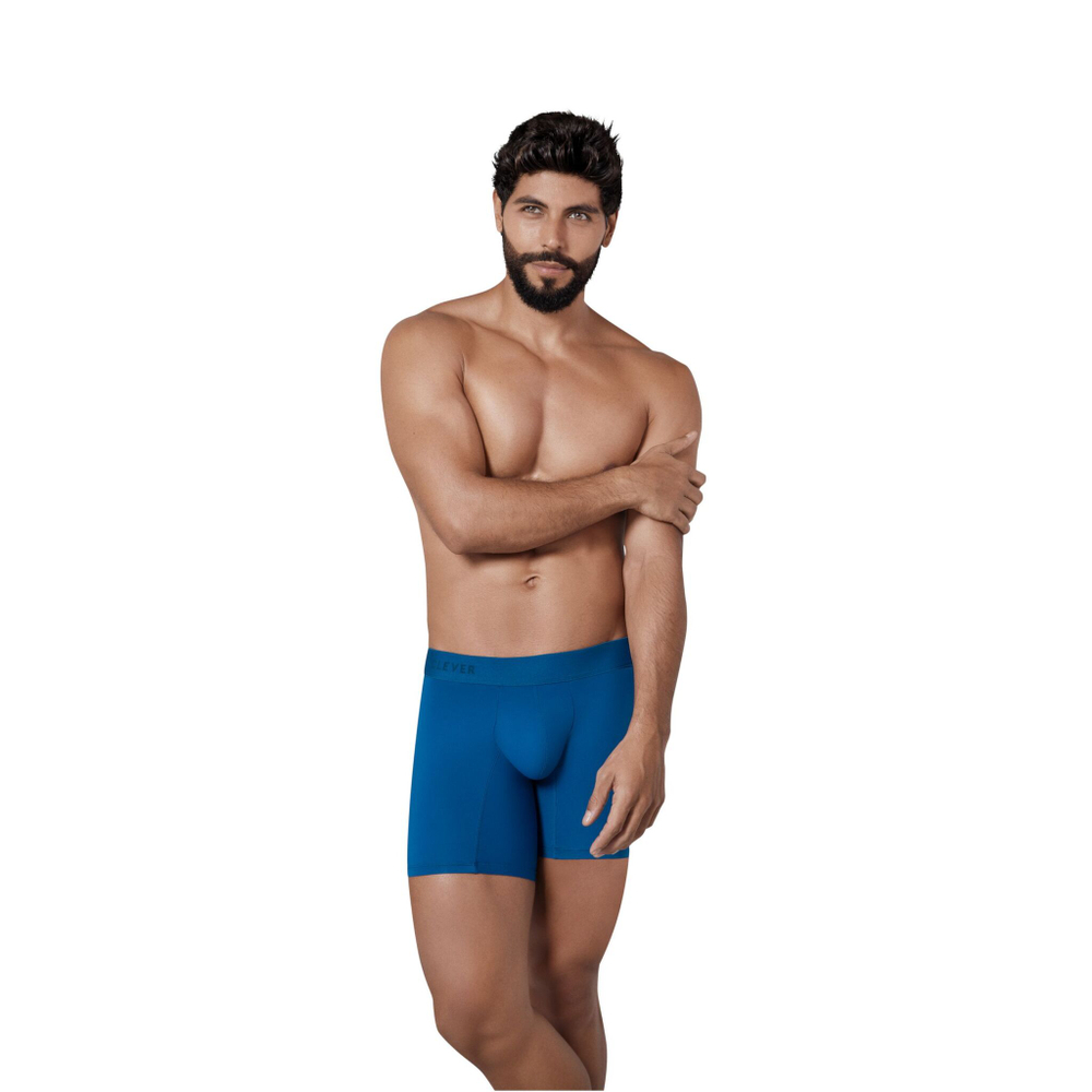 Синие удлиненные трусы-боксеры Primary Long Boxer (Размер: M) (Цвет: синий)