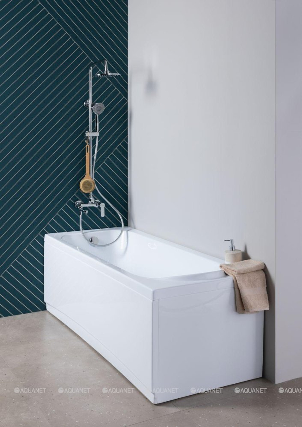 Акриловая ванна Aquanet (Акванет) Nord NEW 170x70 с каркасом