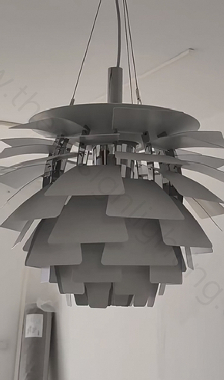 Pendant design lamp PH Artichok by Louis Poulsen (chrome)