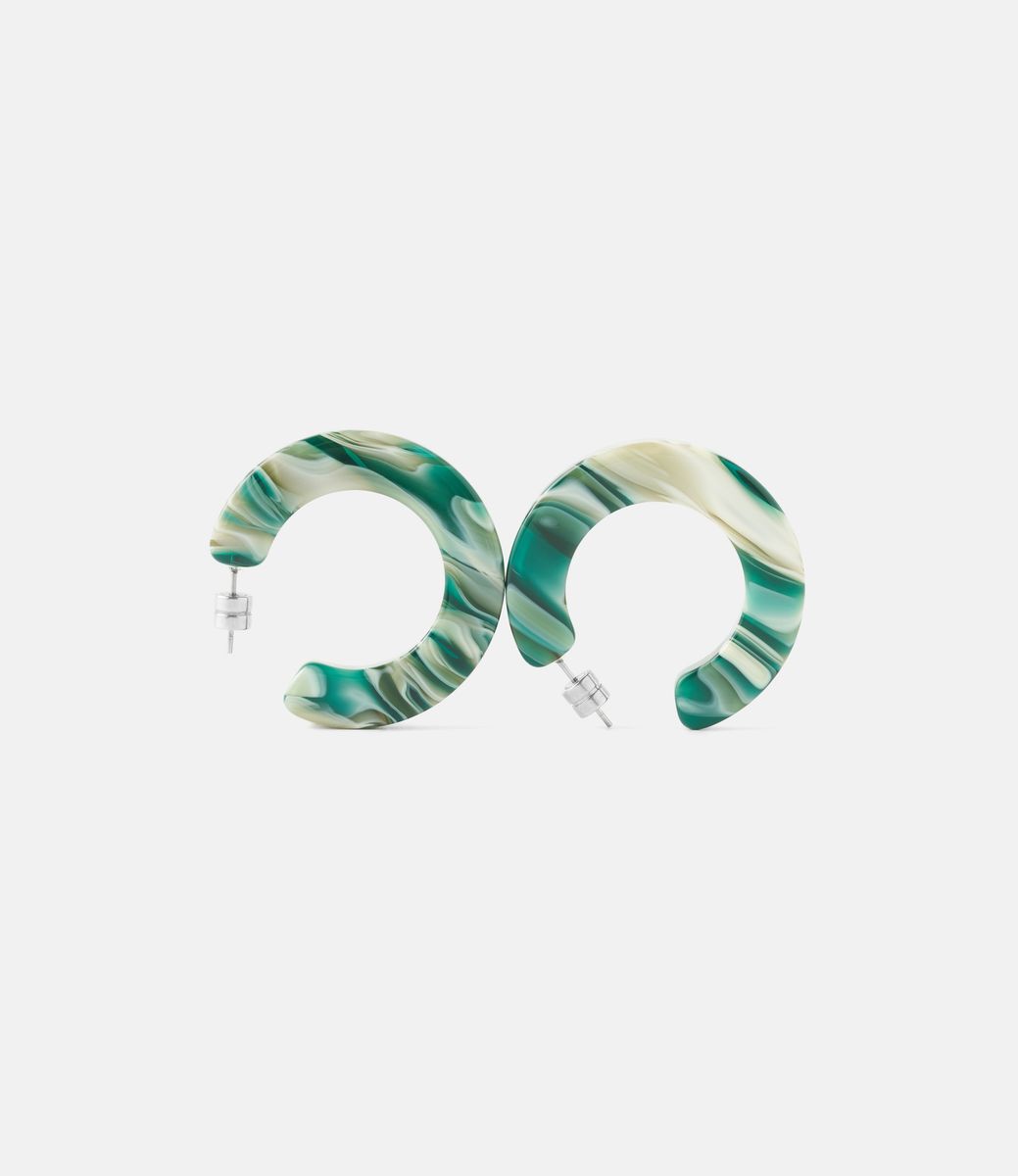 Machete Kate Hoops in Stromanthe — серьги из ацетата
