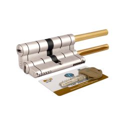 Цилиндровый механизм под вертушку (дл. шток) MOTTURA C39P413101C5 (72мм/36+10+26) мат.никель /44781/