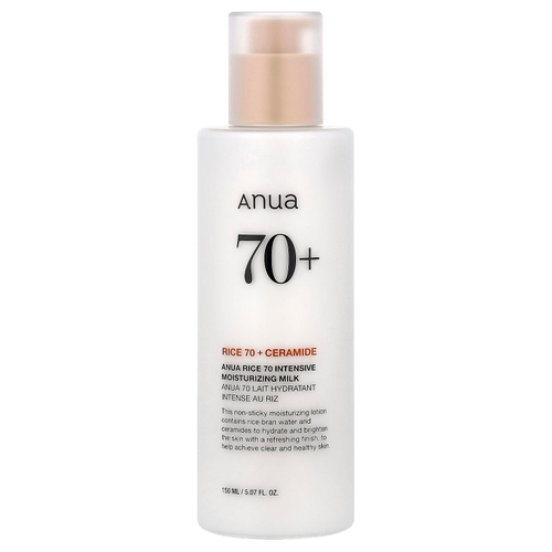 Anua, Rice 70, интенсивное увлажняющее молочко, 150 мл (5,07 жидк. унции)