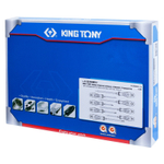 KING TONY (9-30208MRV) Набор отверток силовых, ложемент, 8 предметов