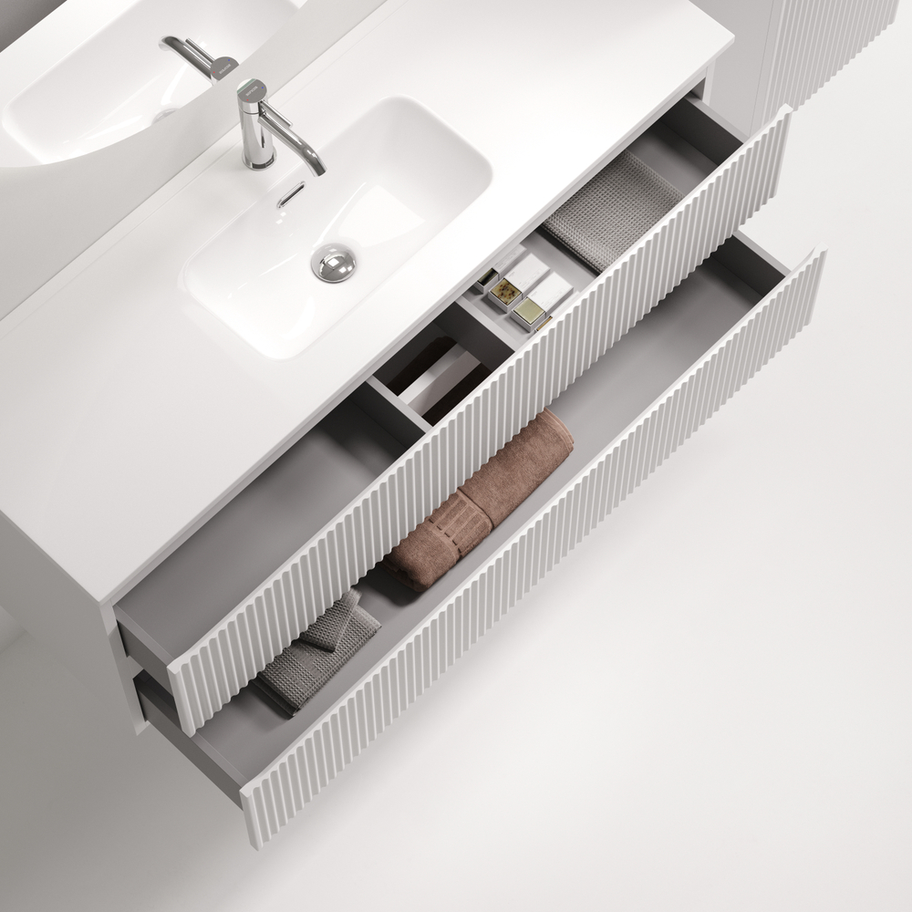 Тумба подвесная Sancos Snob R 1195х390х500, Bianco, SNR120/39W, арт. SNR120/39W