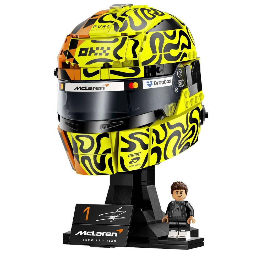 Конструктор LEGO Editions Шлем Ландо Норриса 43023 | LEGO McLaren Mastercard F1 Team Lando Norris Helmet 793 детали 14+