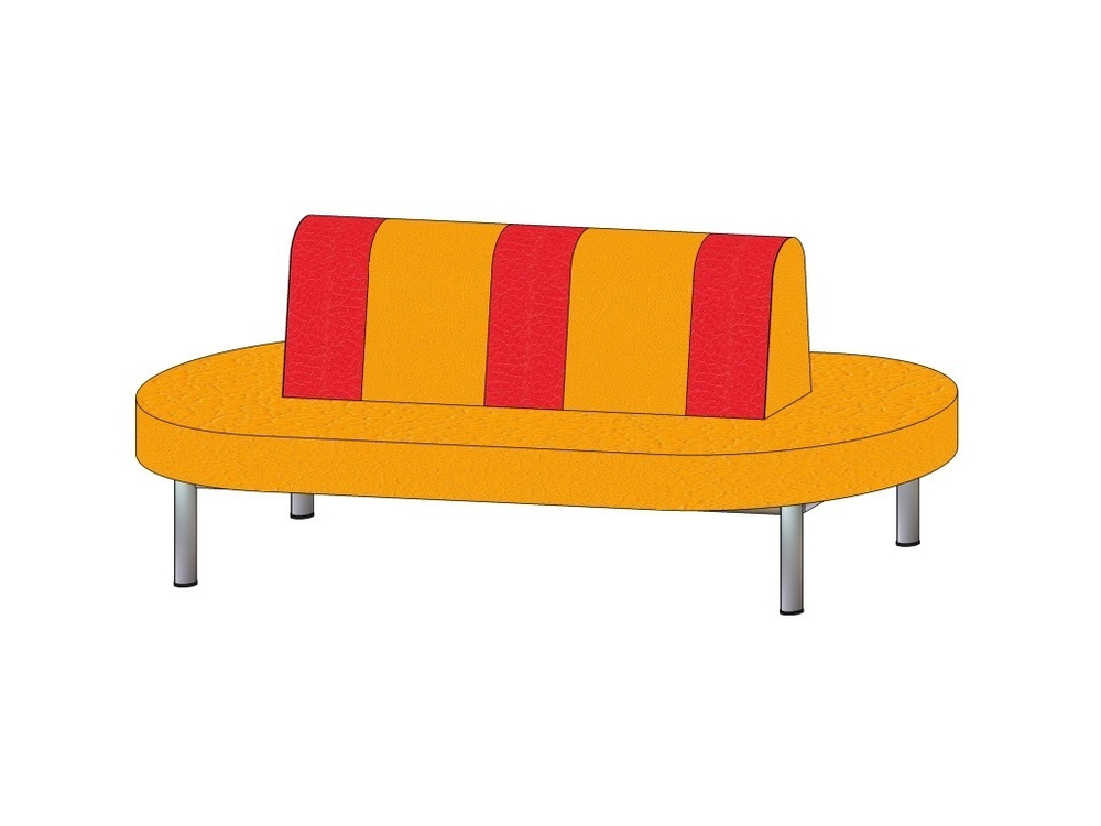 Диван Оскар на металлокаркасе