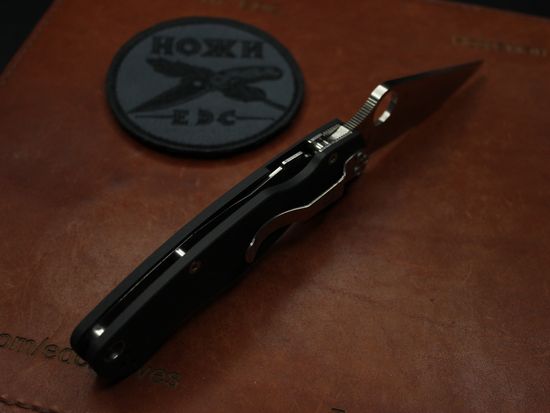 Нож складной Spyderco ParaMilitary 2 C81GP2 c клинком сатин CPM-S45VN, рукоять черный G10