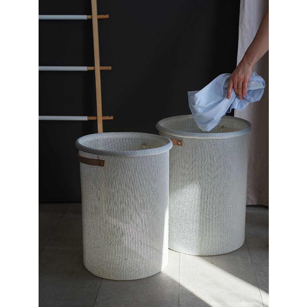 Корзина для хранения Sustainable collection, Ø37х52 см, молочная