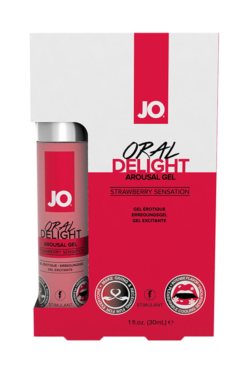Стимулирующий гель для оральных ласк с десенсибилизацией / Oral Delight Strawberry Sensation - 30 мл