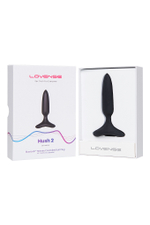 Анальная втулка Lovense Hush 2 XS черная 12,1 см