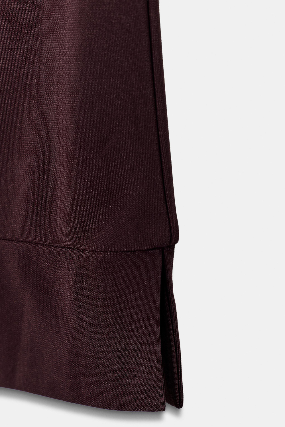 БРЮКИ ПРЯМОГО КРОЯ ИЗ КРЕПА С РАЗРЕЗАМИ — ZARA