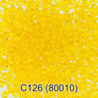 Бисер Чехия "GAMMA" круглый 3 10/0 2.3 мм C126 желтый ( 80010 )