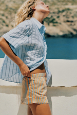 РУБАШКА ОВЕРСАЙЗ В ПОЛОСКУ — ZARA