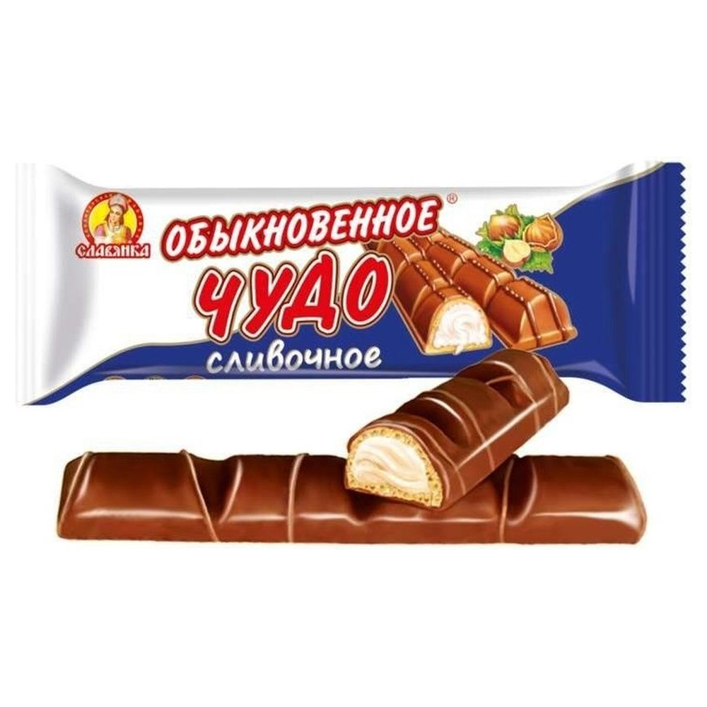 Вафельный батончик "Обыкновенное Чудо" сливочное, 24 шт.