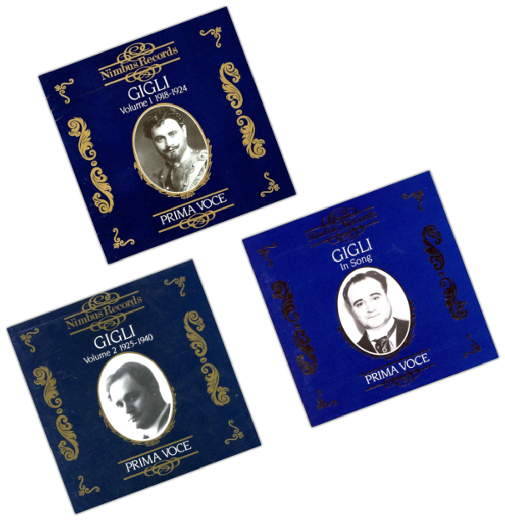 Комплект / Beniamino Gigli: Volume 1 (1918 - 1924), Volume 2 (1925-1940), Gigli In Song (3CD)
