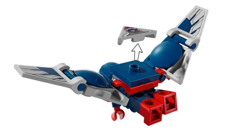Конструктор LEGO Marvel 76292 Капитан Америка против: Битва Красного Халка