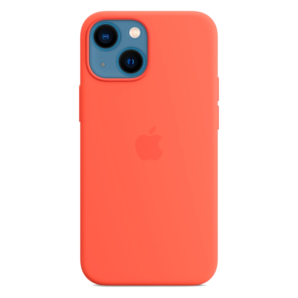 Силиконовый чехол с поддержкой MagSafe Apple Silicone Case для iPhone 13 mini, Nectarine (Спелый нектарин)