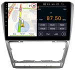 Магнитола для Skoda Octavia A5 2004-2013 (рамка серебро) - Parafar PF005SFHD на Android 13, CarPlay, 4G SIM-слот
