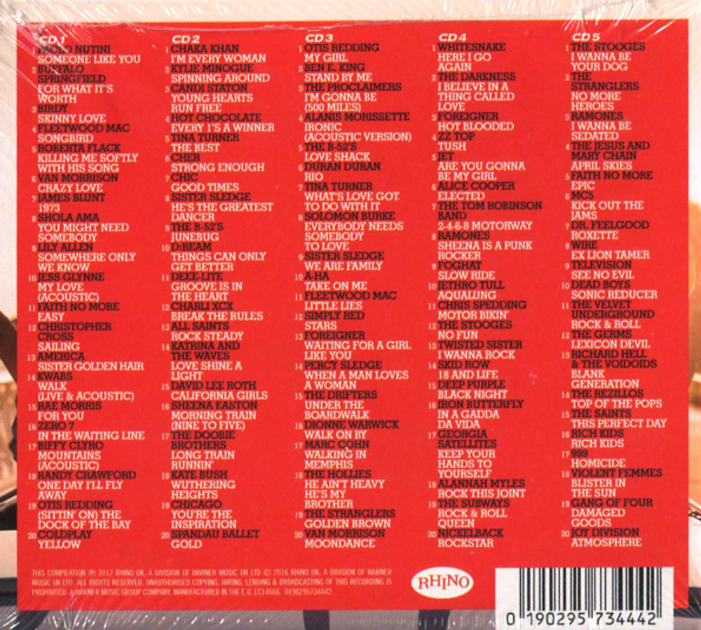 Сборник / 100 Greatest Driving Songs (5CD)
