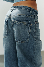 ДЖИНСЫ TRF BAGGY СО СРЕДНЕЙ ПОСАДКОЙ — ZARA