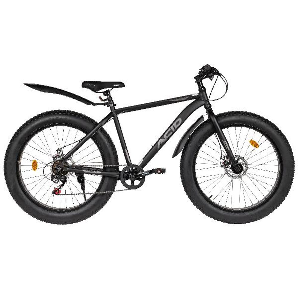 Велосипед 26" ACID F 660 D Black Flat/Dark Gray 2026