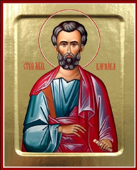 Икона Варнавы, апостола на дереве: 125 х 160 (Синопсисъ)
