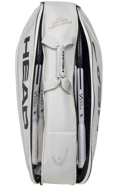 Сумка теннисная Head Pro x Racquet Bag L - corduroy white/black