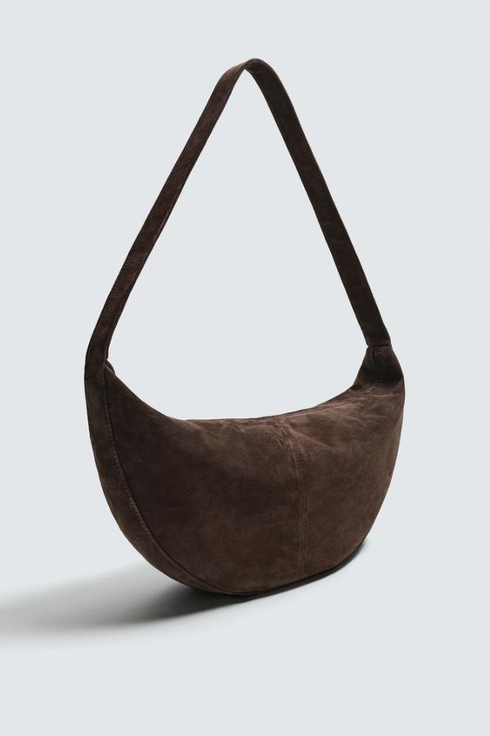 ZARA КОЖАНАЯ СУМКА, КОРИЧНЕВЫЙ