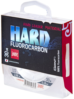 Леска LUCKY JOHN Fluorocarbon Hard 0.18 мм / 30 м