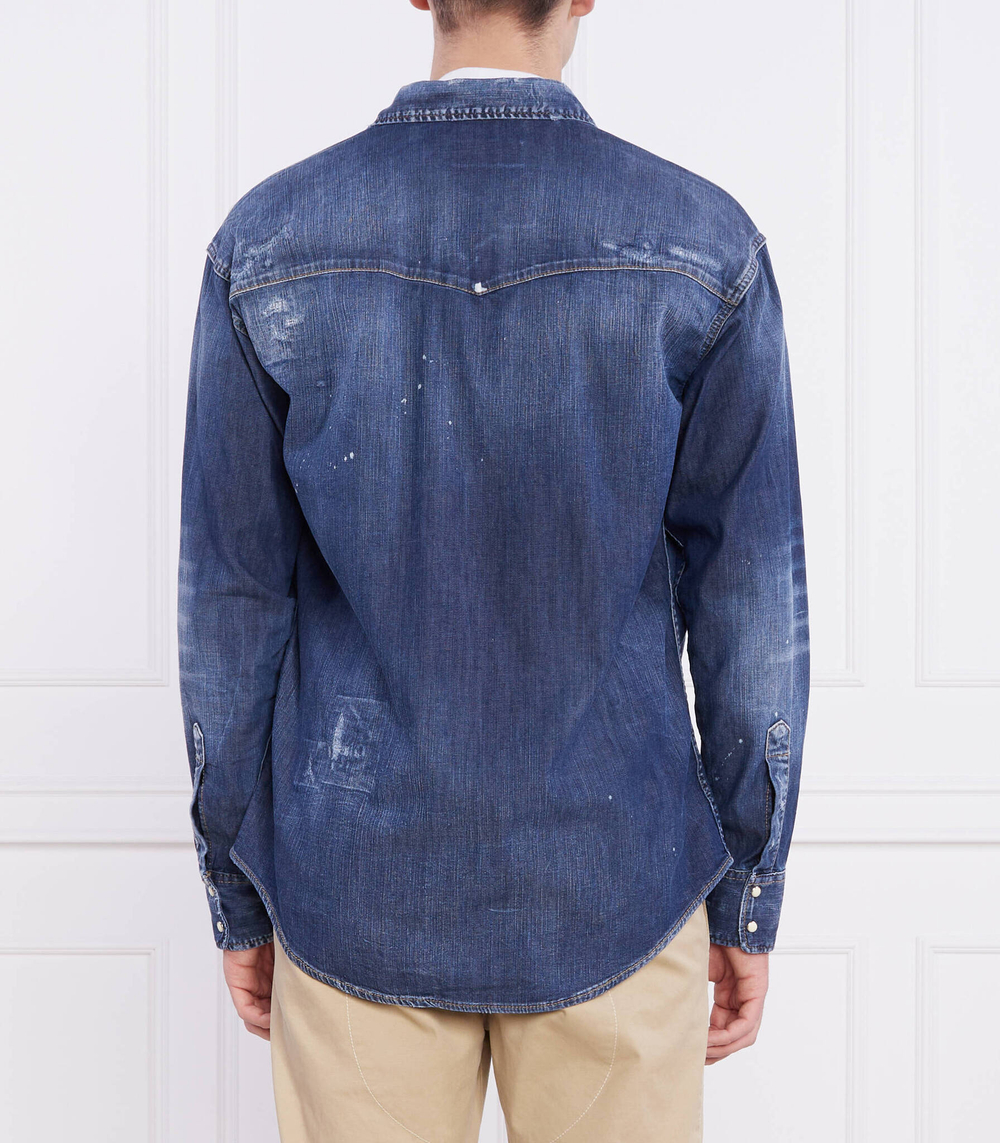 Рубашка Dsquared2 - темно-синий(S74DM0701 S30341)