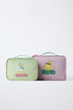 ZARA НАБОР СУМОК DONALD DUCK© DISNEY И PLUTO© DISNEY, РАЗНОЦВЕТНЫЙ